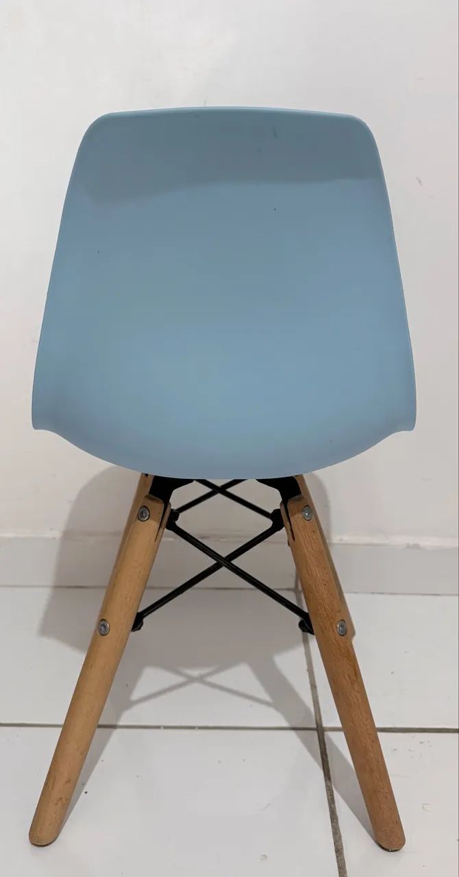 Cadeira Eames Infantil Azul  - Foto 3