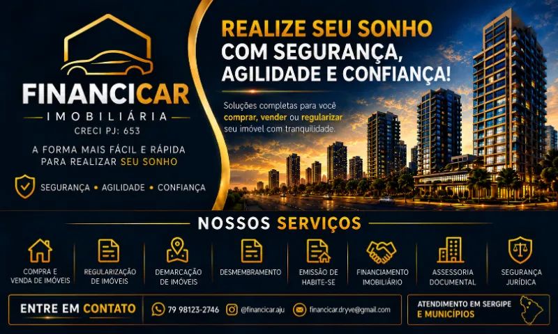 Serviços de Regularização, Financiamento e Compra e Venda de Imóveis em Sergipe