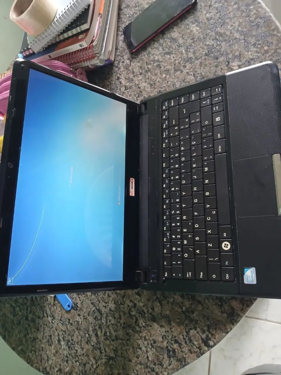  Notebook preto  - Foto 4