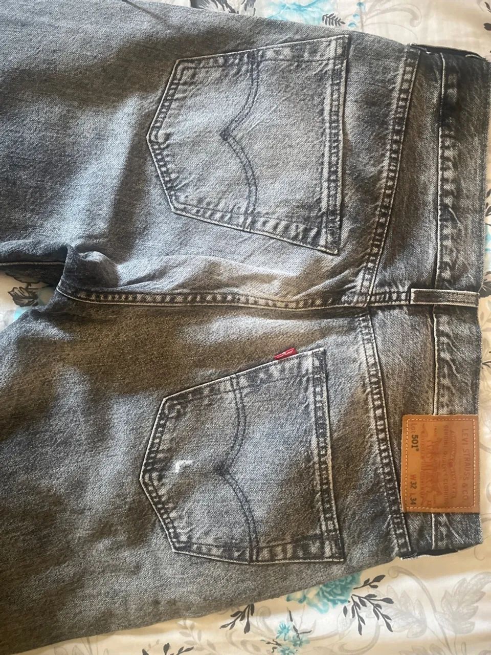 Calça Jeans Levis Masculina 501  - Foto 3