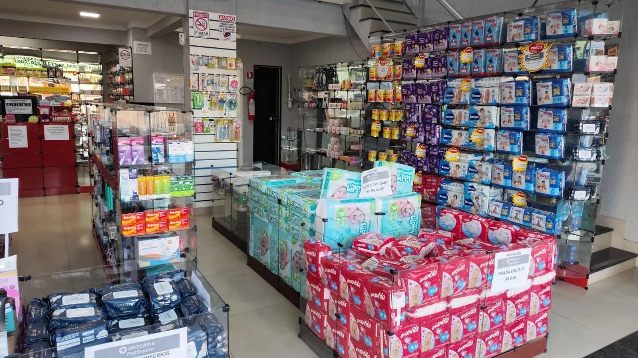 DROGARIA COMPLETA À VENDA | PRONTA PARA FUNCIONAR