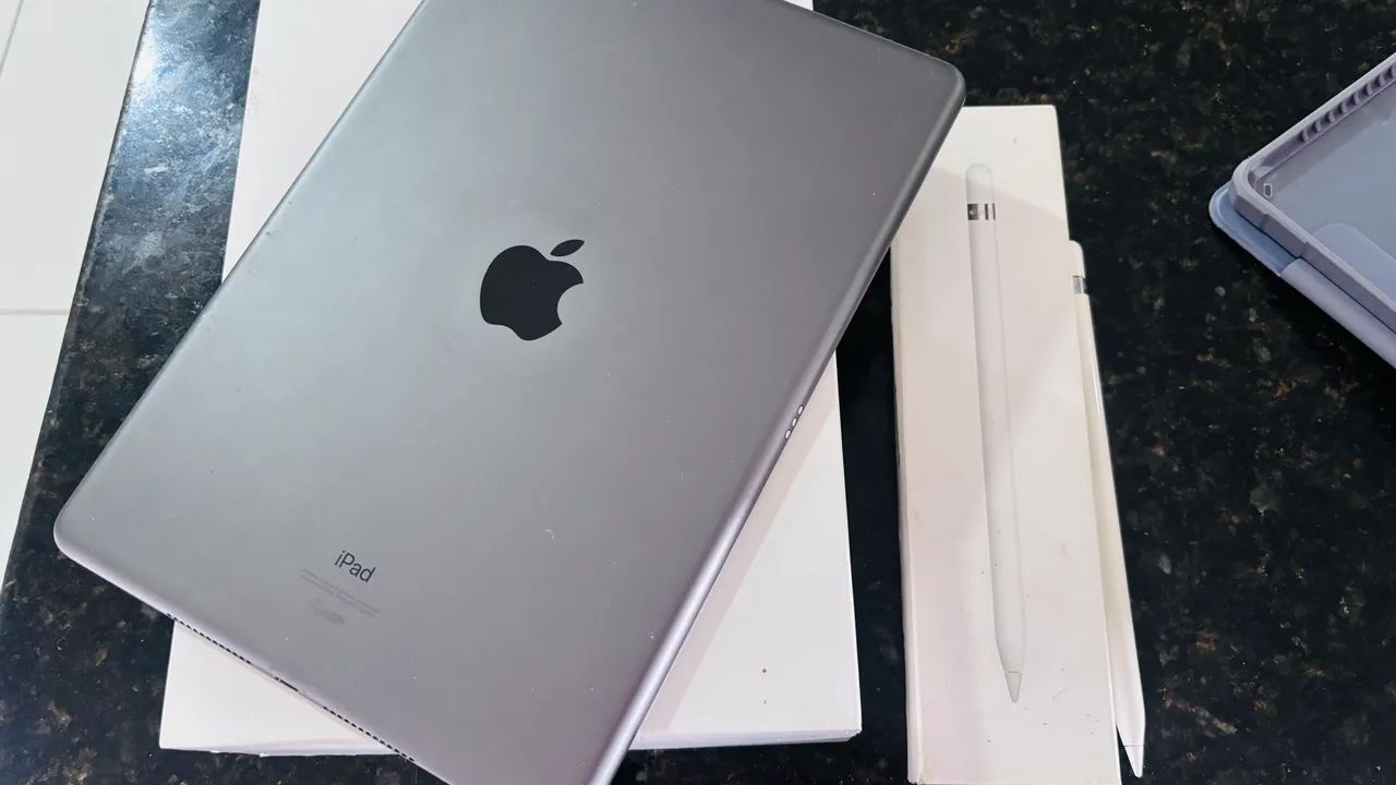 iPad 7ª geração 32GB + Apple Pencil original - Foto 5