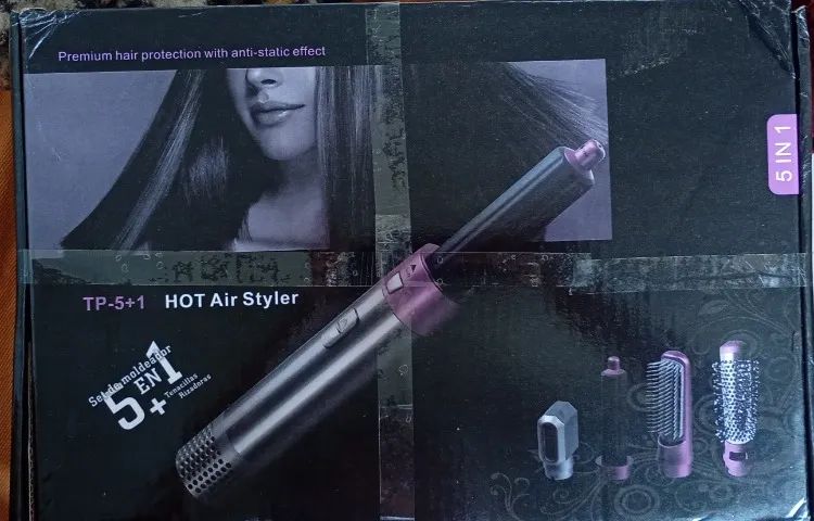 Escova secadora 5 em 1 para cabelo 