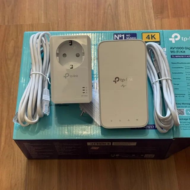 Extensor TP-Link Powerline TL-WPA7617 KIT com roteador AC1200  - Foto 2