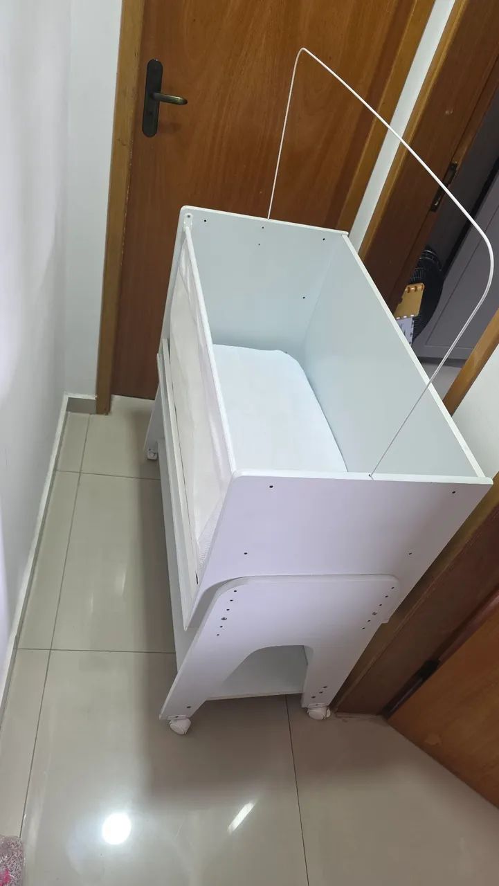Mini berço com colchão  - Foto 2