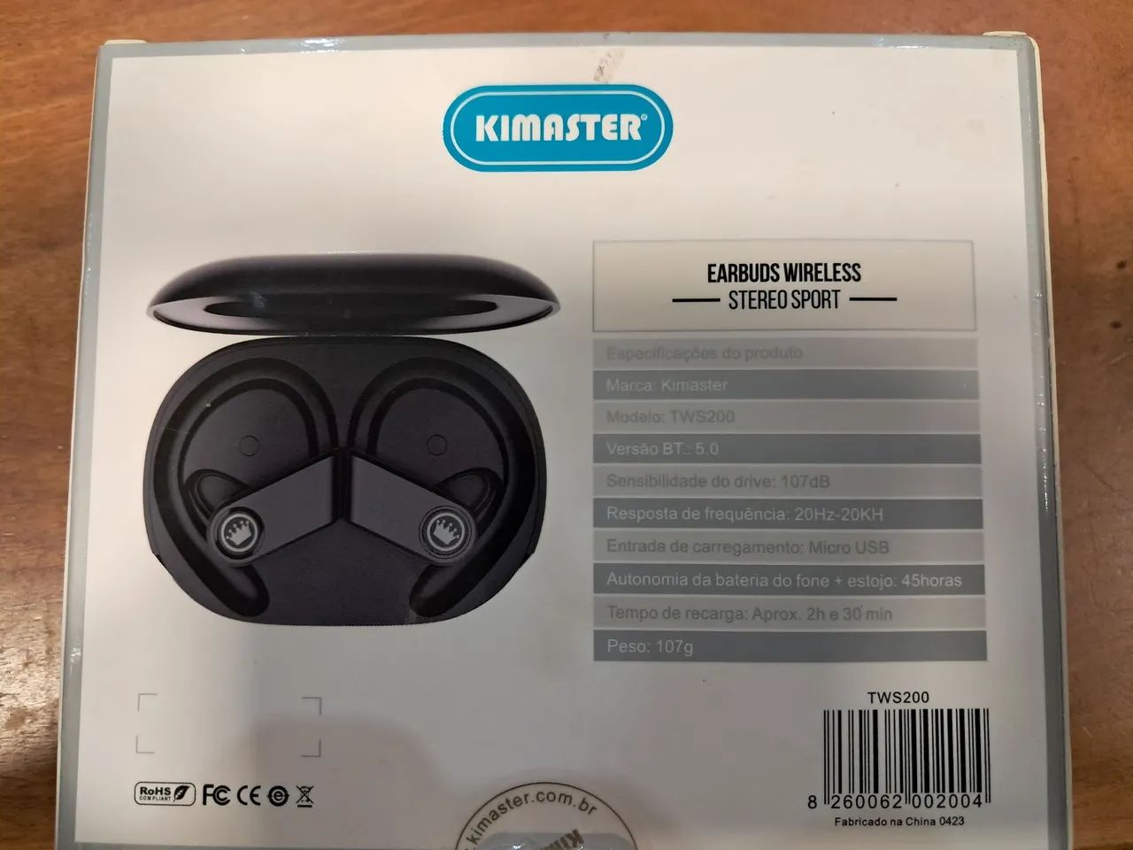 FONE EARBUDS WIRELESS BLUETOOTH STEREO SPORT - Foto 4