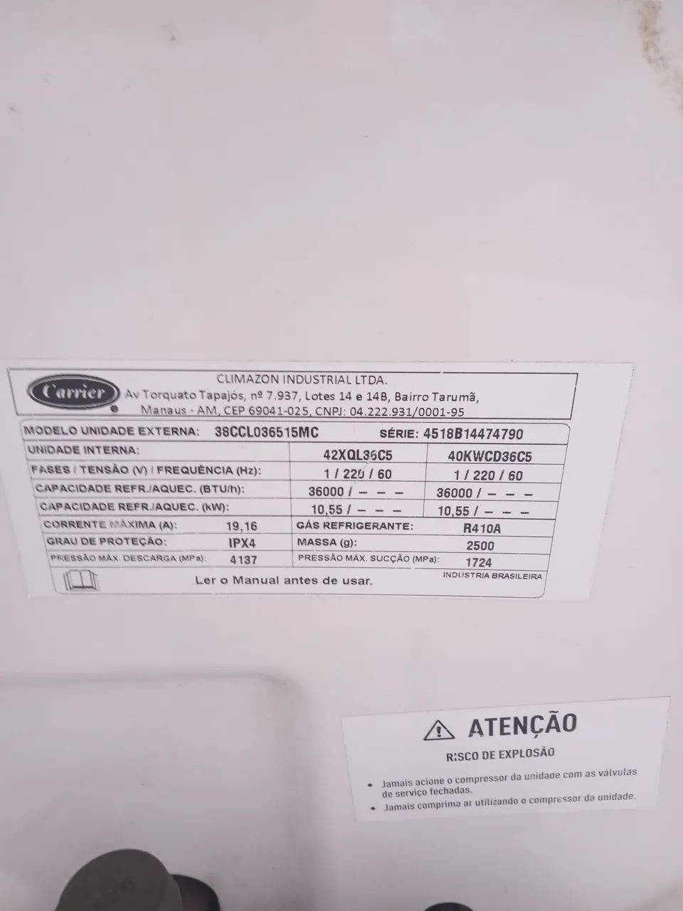 Ar condicionado 36 mil BTUs SO A CONDENSADORA  - Foto 4
