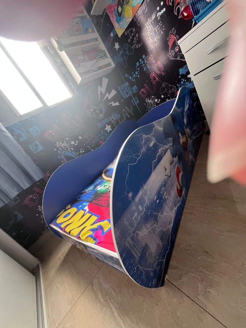 Cama juvenil com colchão Sonic 