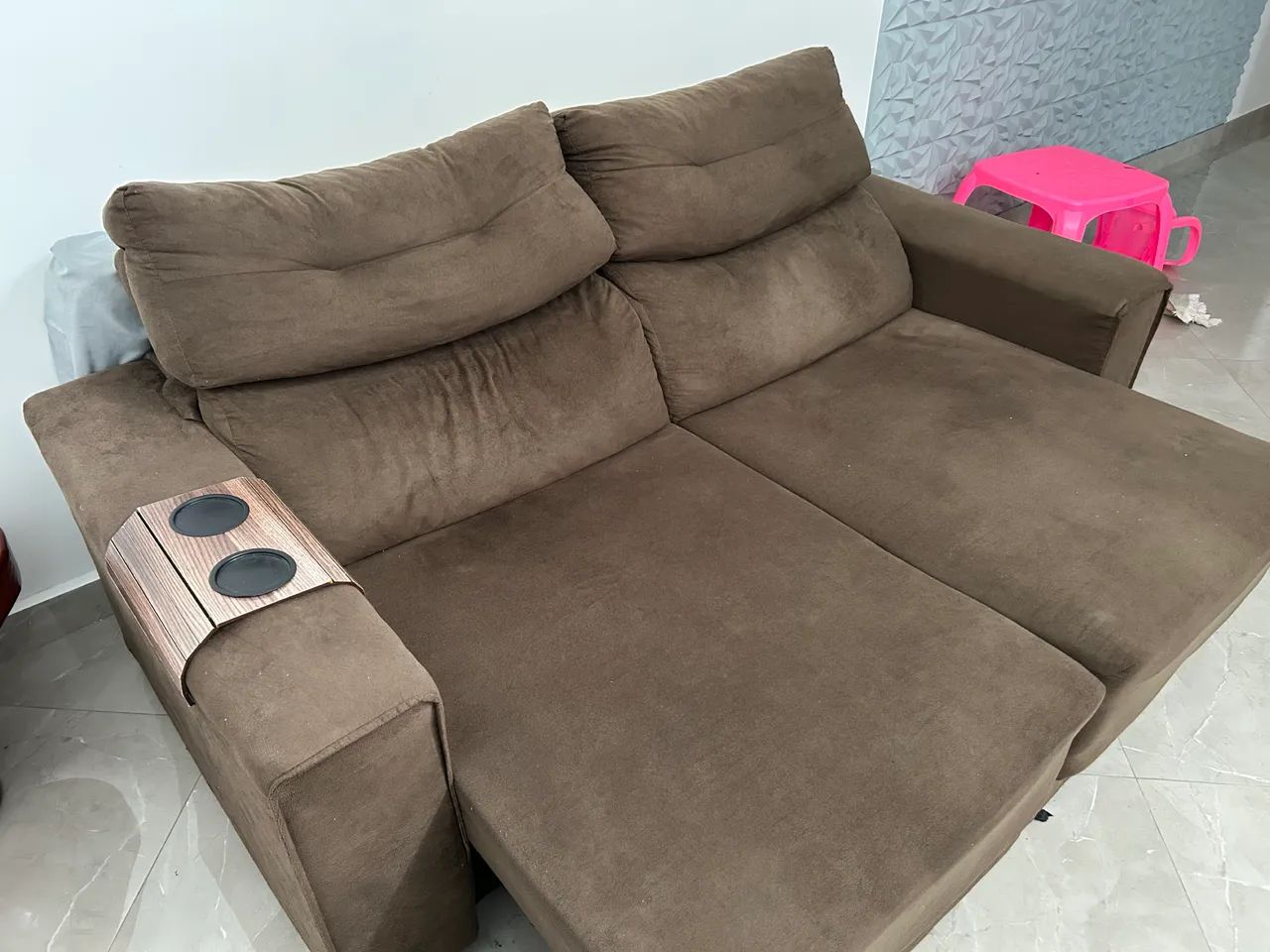 Sofá retrátil 2m - Foto 3