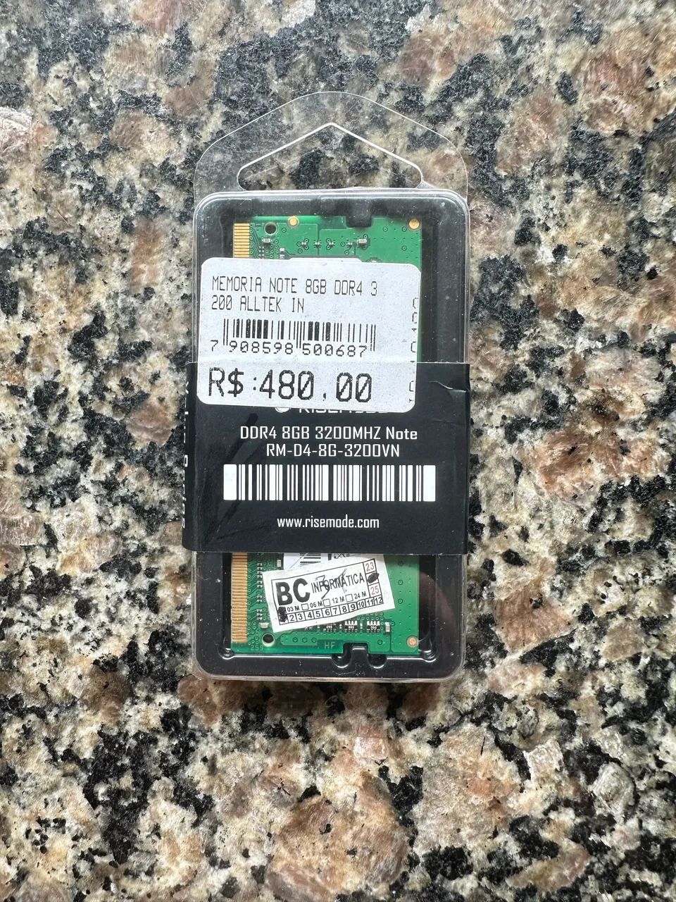 Memória RAM notebook DDR4 4Gb 3200Mhz