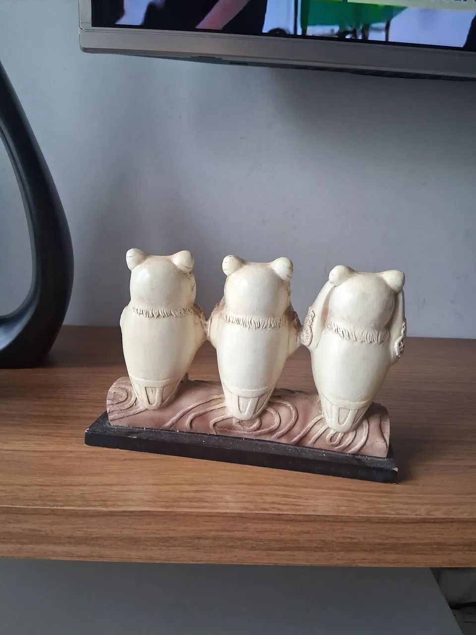 Enfeite de 3 corujas  - Foto 3