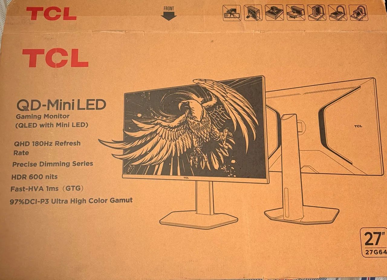 Monitor TCL MINI LED QHD 27 POLEGADAS