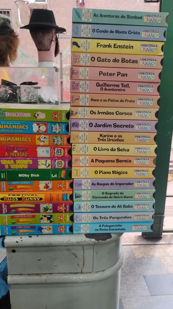 VHS filmes e desenhos 