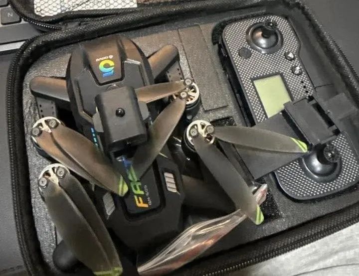 Drone 2 bateria profissional GPS câmera 4K gimbal estabilizador  - Foto 2