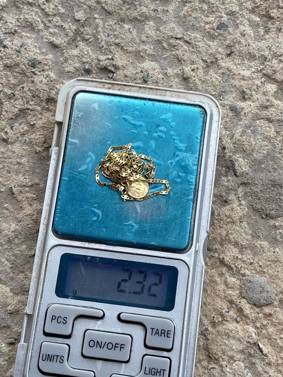 Colar Piastrine de ouro feminino  - Foto 2