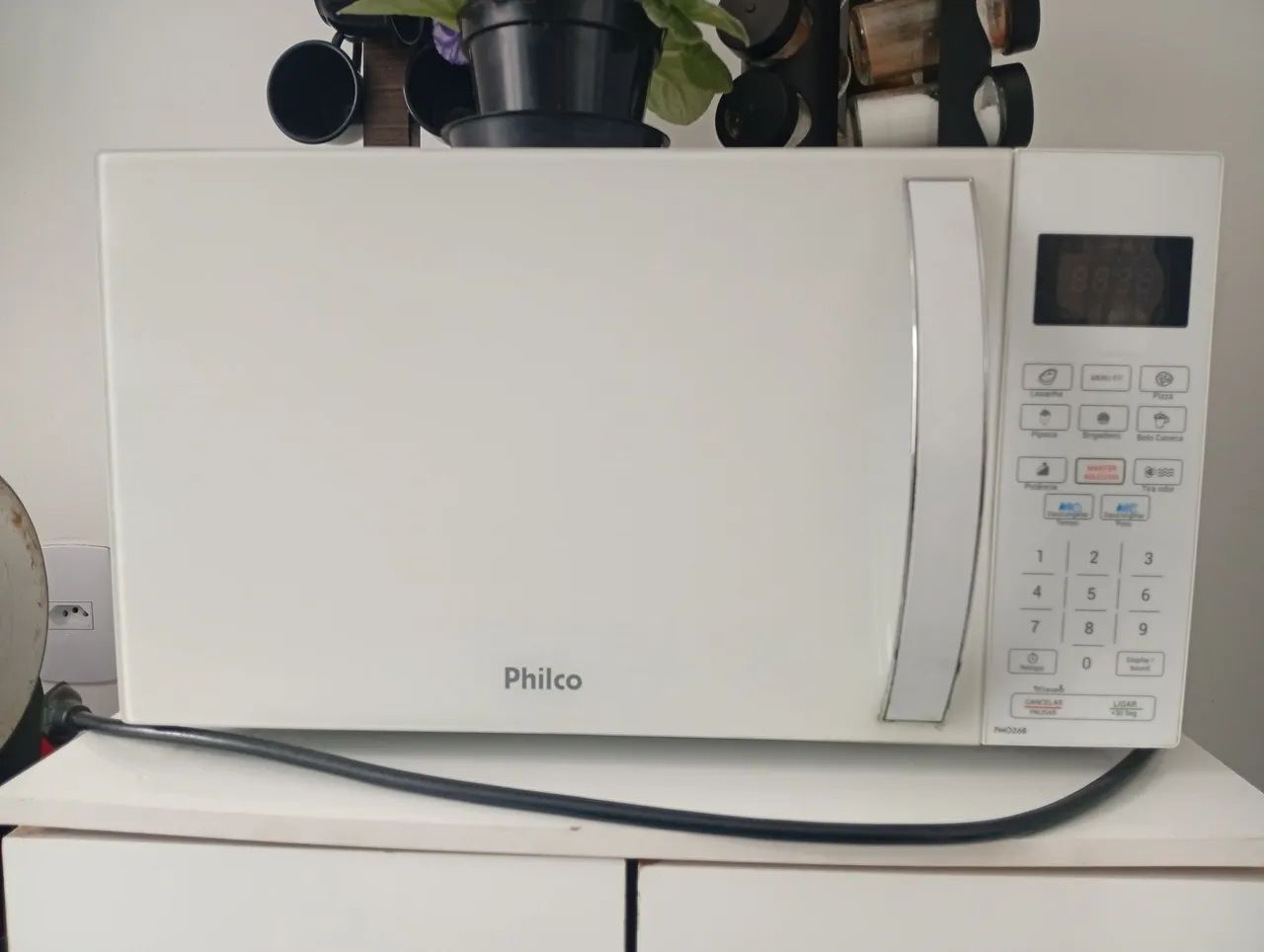 Microondas funcionando perfeitamente