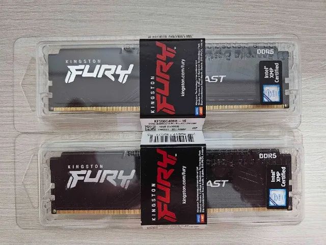 Novo] Memória RAM Kingston Fury Beast, 32GB(2x16GB), 5600MHz, DDR5