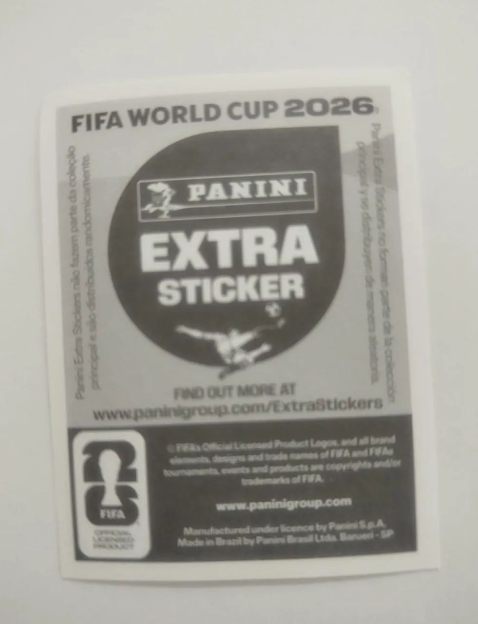 Figurinha Legend Extra Sticker MODRIC Copa 2026 Panini Original - ROXA / BORDÔ / REGULAR - Foto 2