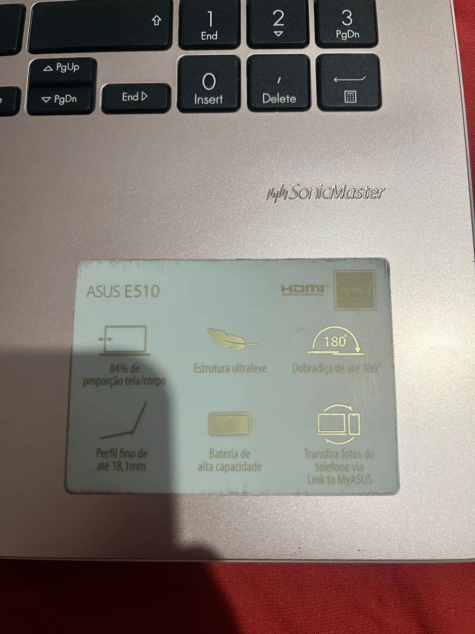 Notebook Asus E510 - Foto 4