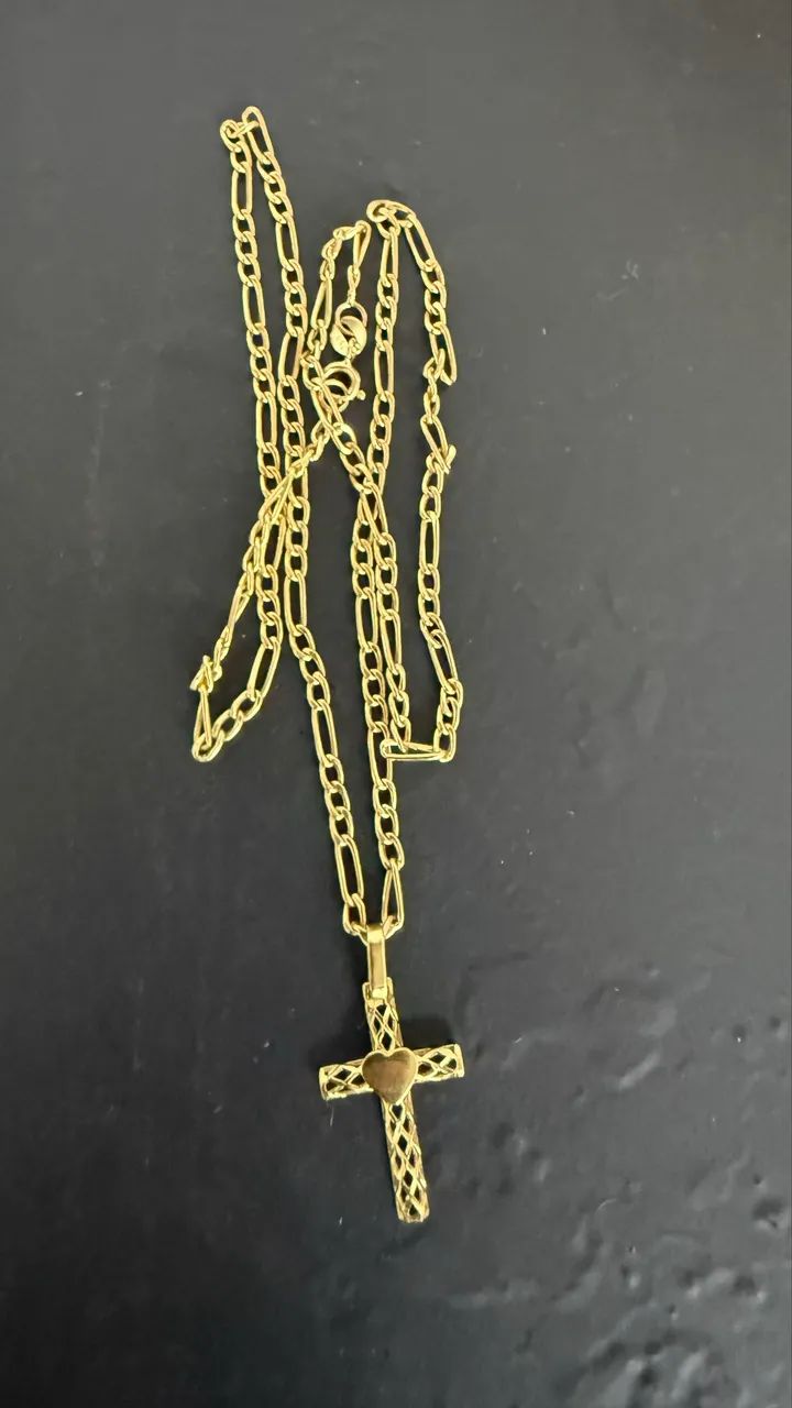 OURO ?Corrente e pingente 