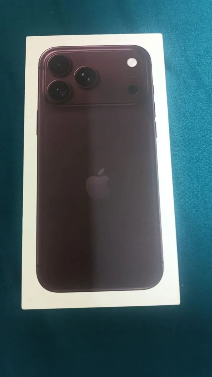 iPhone 18 pro Max, 256gb, bordô.