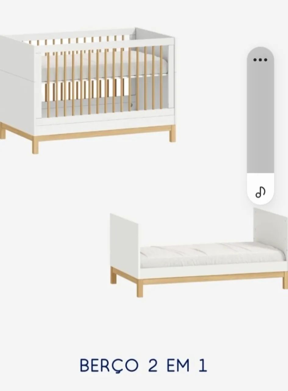 Berço e cômoda cozy - Foto 4