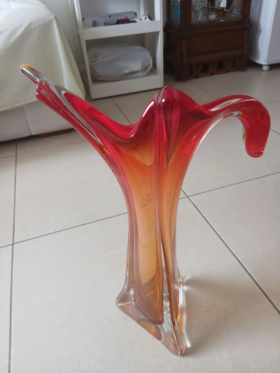 Vaso murano vermelho  - Foto 4