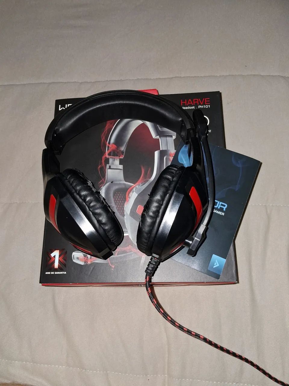 Headset Gamer Warrior PH101 com caixa