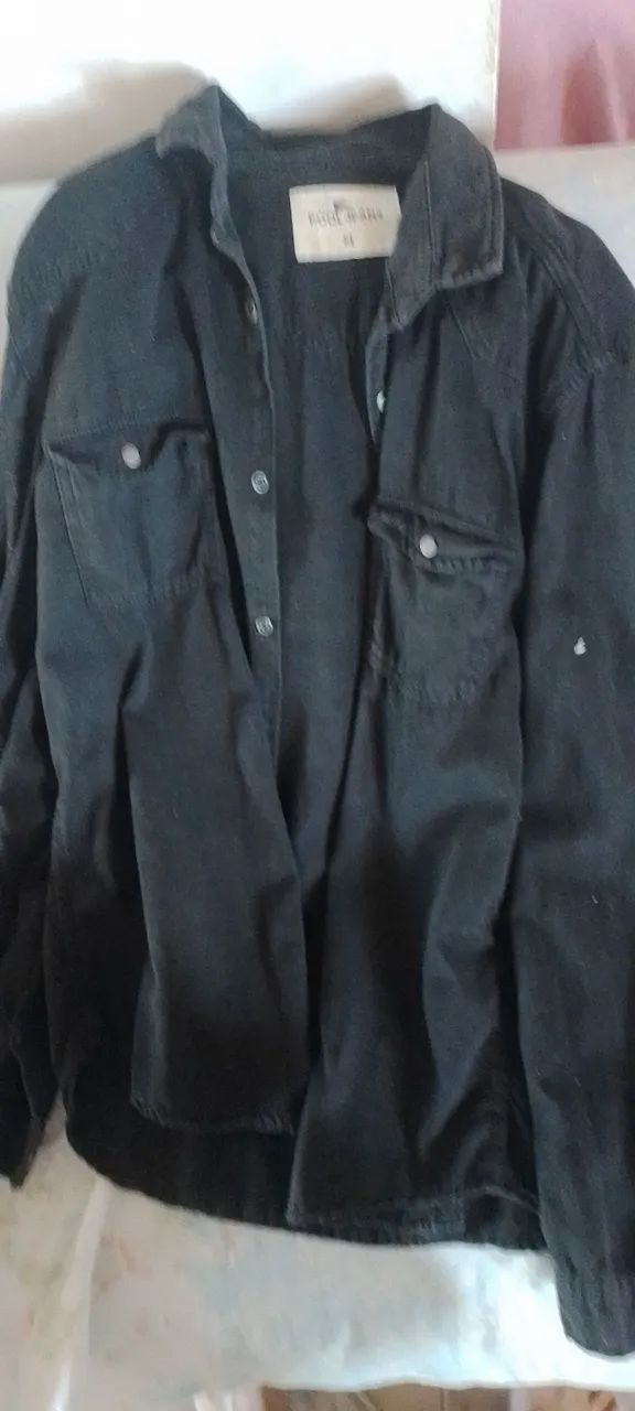 Jaqueta Jeans Preta - Foto 2