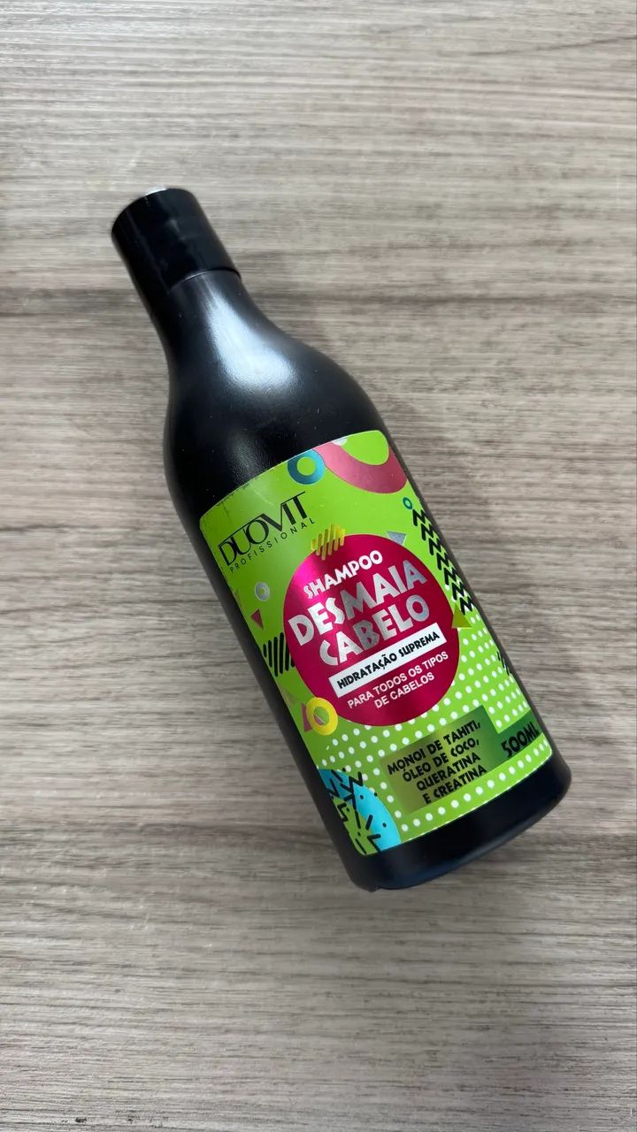 Shampoo desmaia cabelo 