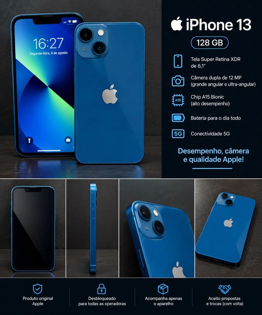 Vendo iPhone 13 seminovo 