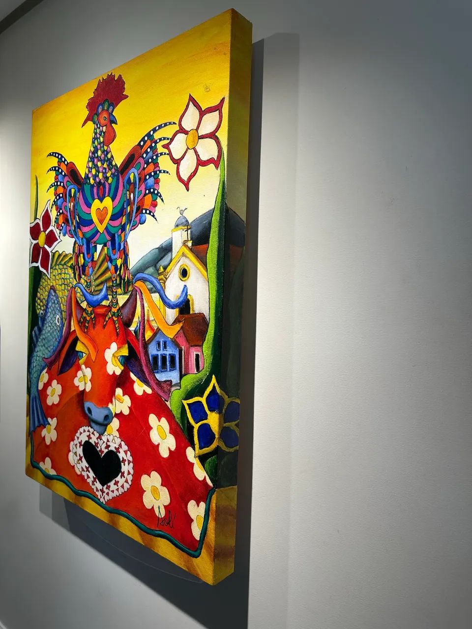Quadro Pintura da Artista Catarinense Solí - Foto 2