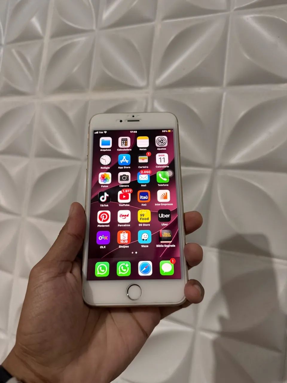 iPhone 6s Plus, impecável! Todo original, EXTRA! - Foto 5