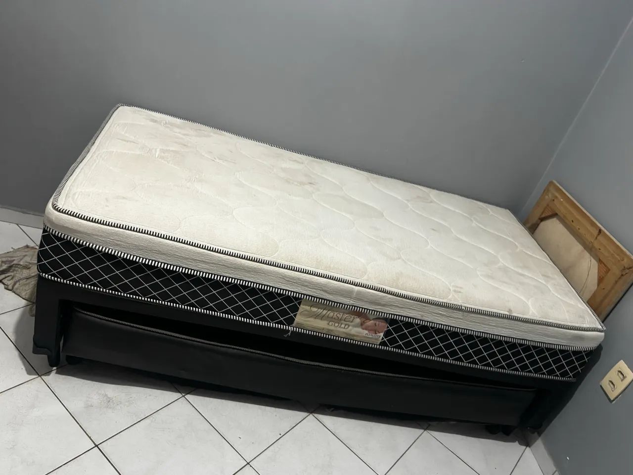 CAMA DE SOLTEIRO BASE DUPLA 