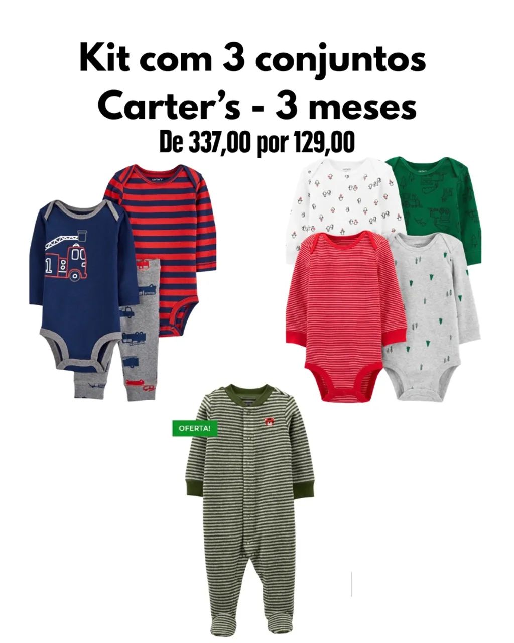 Kit enxoval Carters - Foto 3
