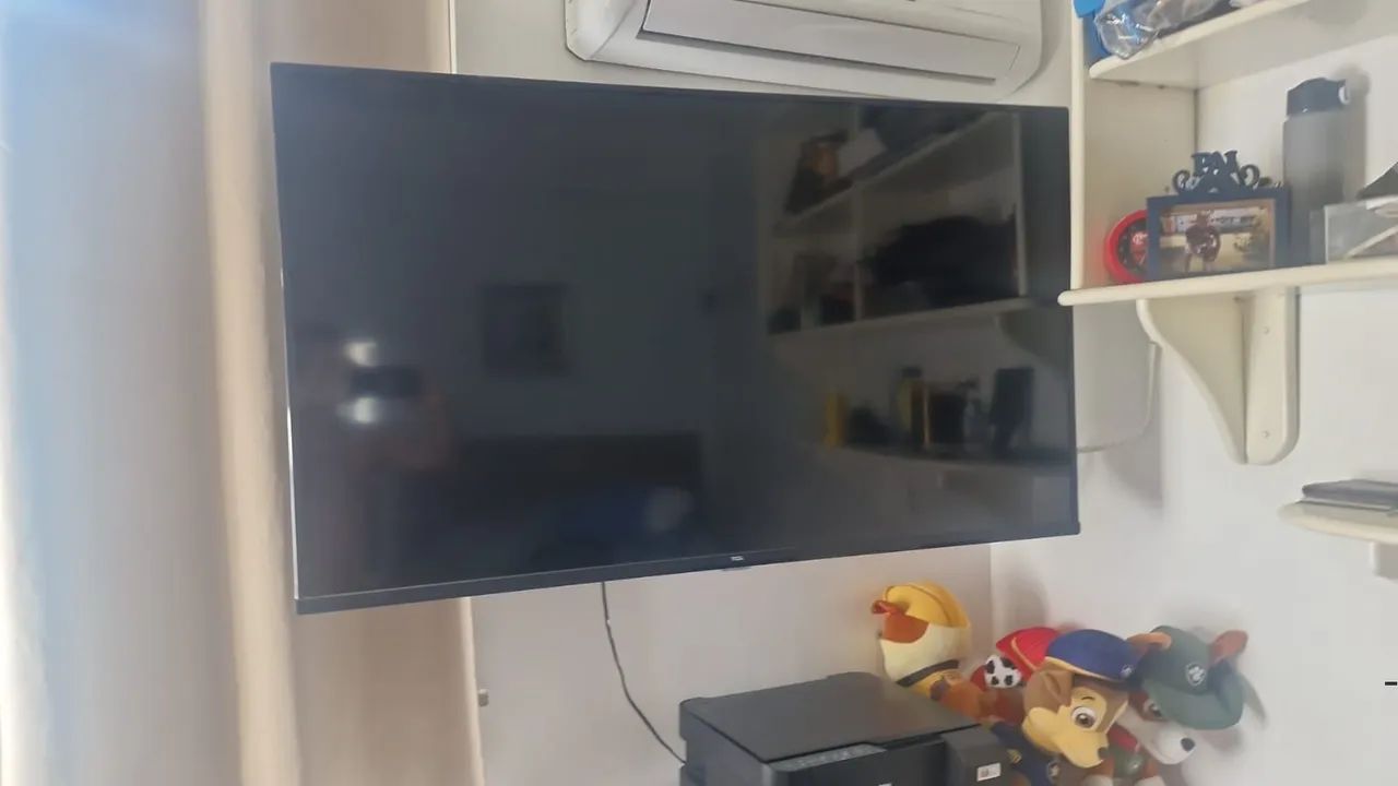 Smart TV TCL 50 Polegadas, 4K, Bluetooth. Seminova. Valor: 1.300,00 - Foto 2