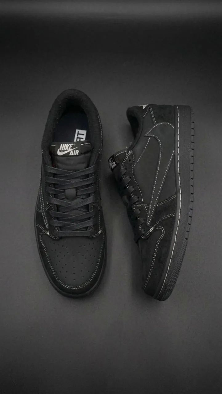 Nike Air Jordan 1 Low Travis Scott Black Phantom - Tam 42 BR