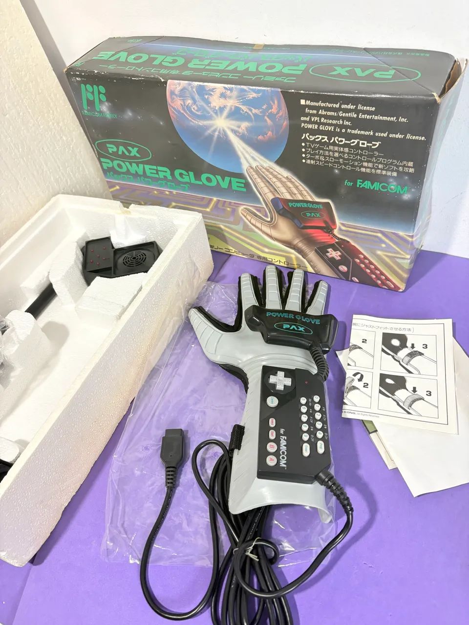 Power glove famicom nintendo luva - Foto 3