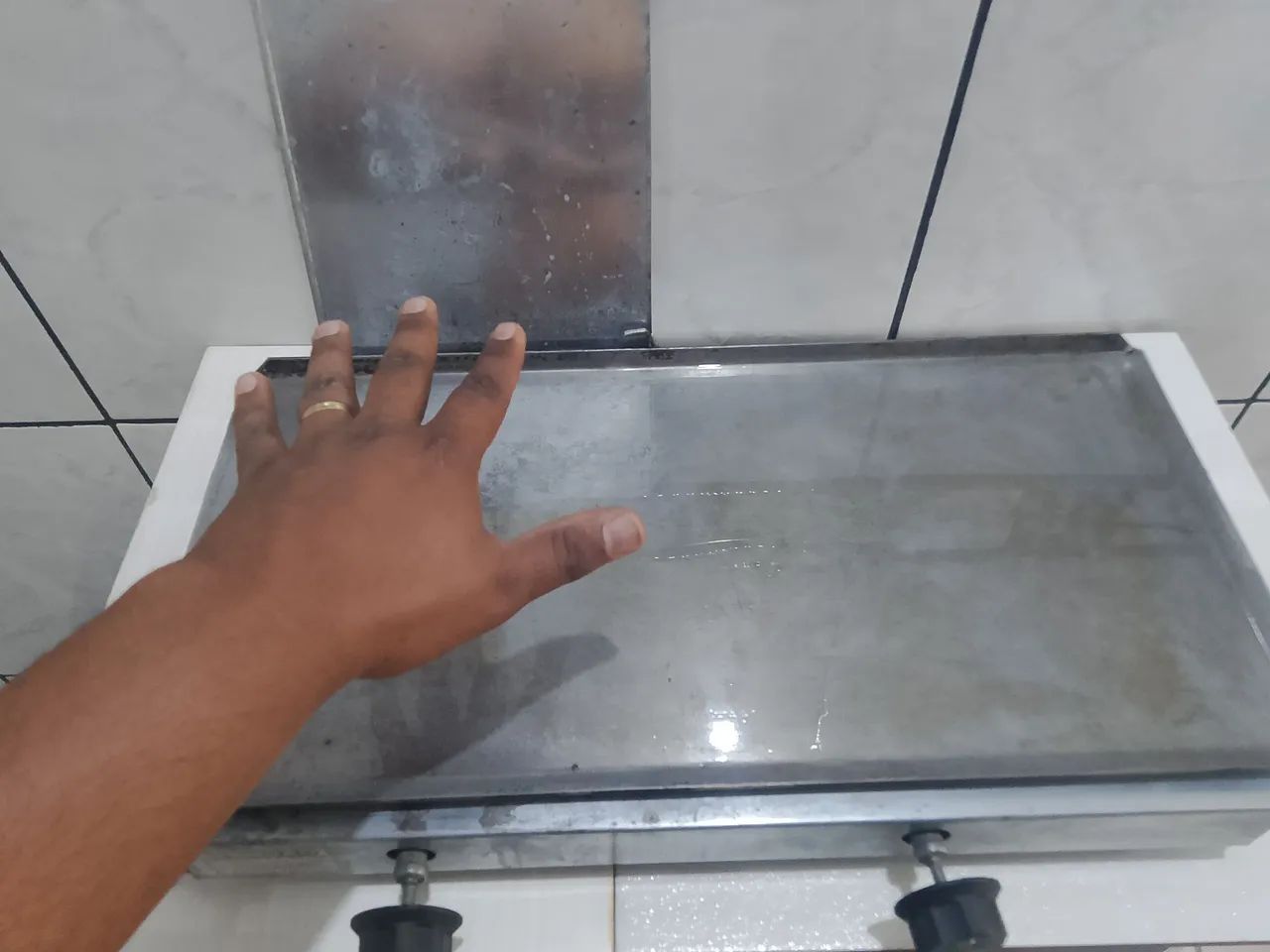 Chapa para Lanches 2 acendedores USADA - Foto 4