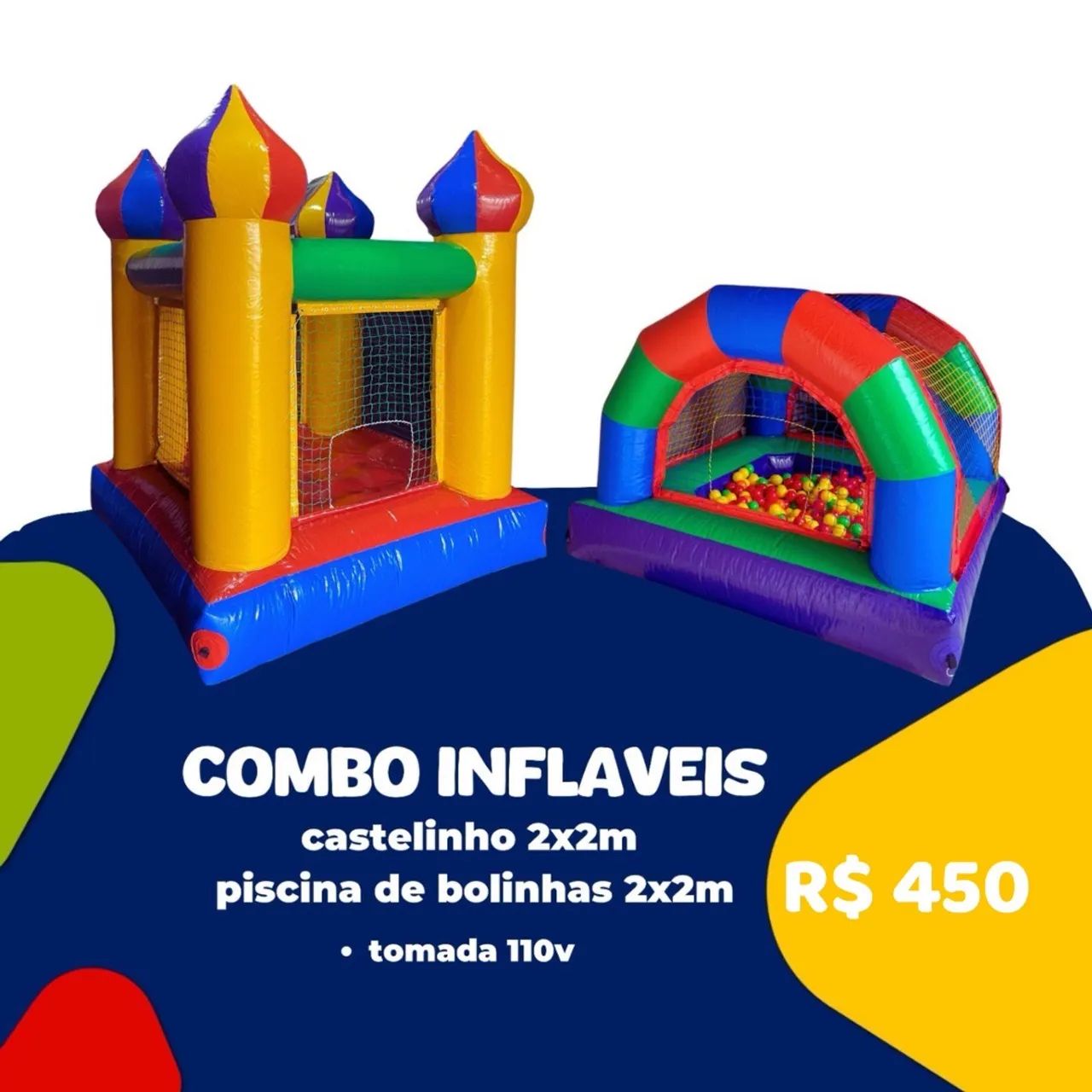 Locação de brinquedos infláveis - Foto 2