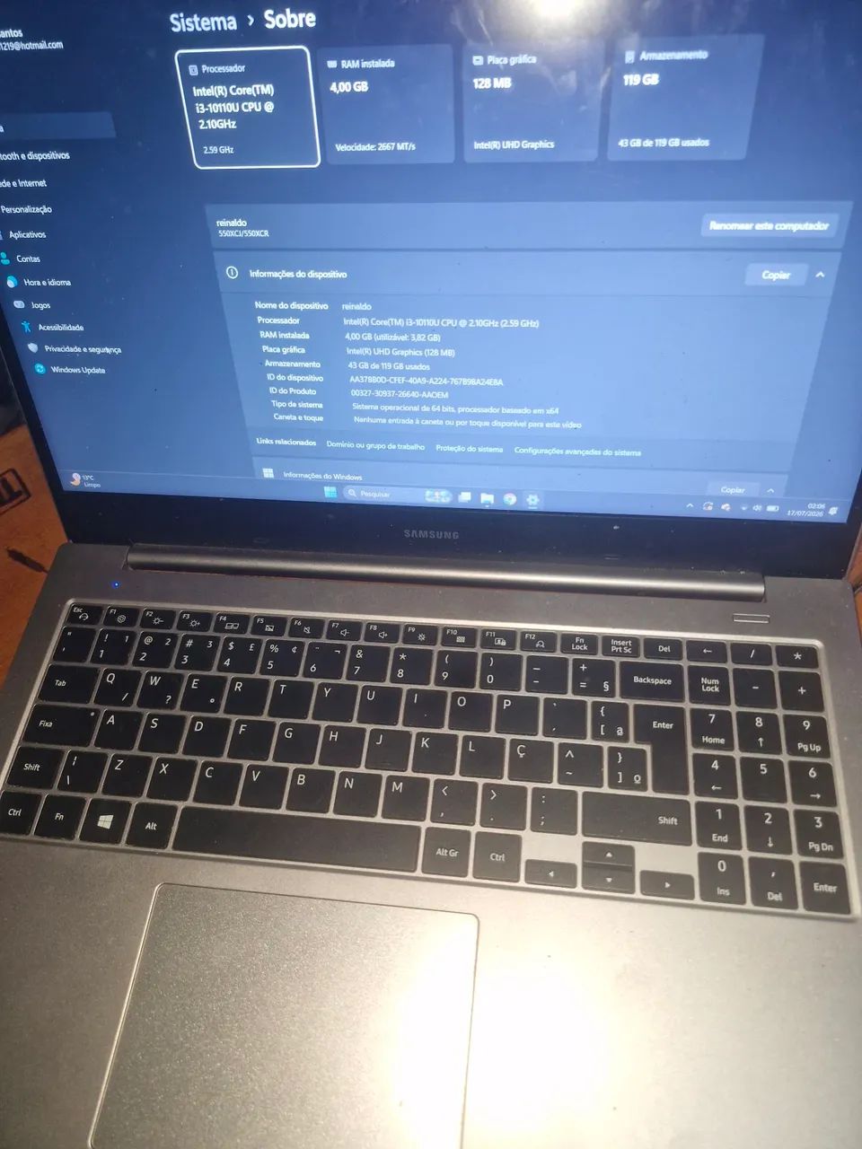 Notebook Samsung book e30