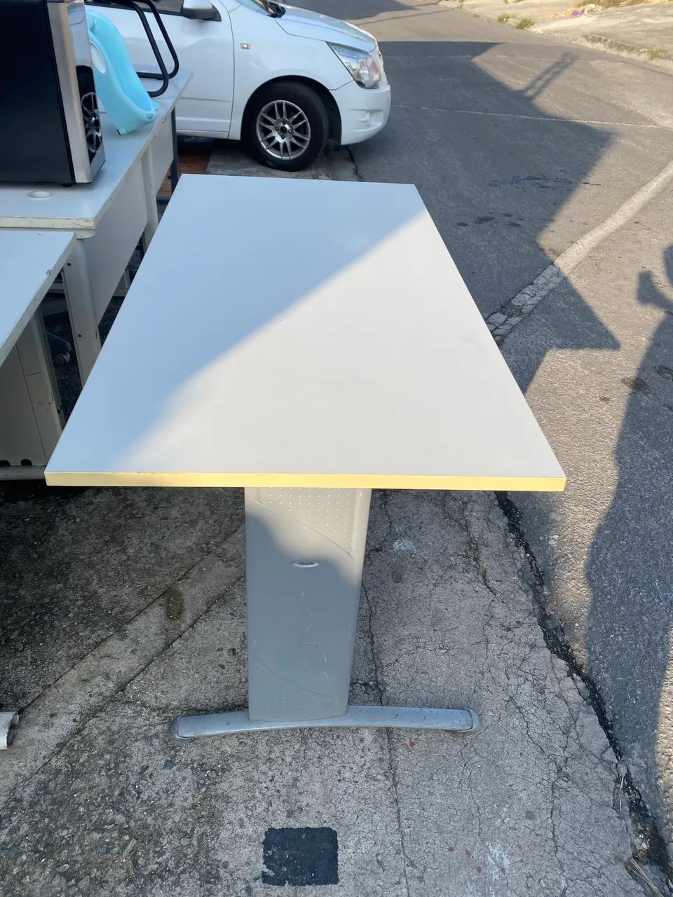Mesa de escritório seminova da alberflex  - Foto 4