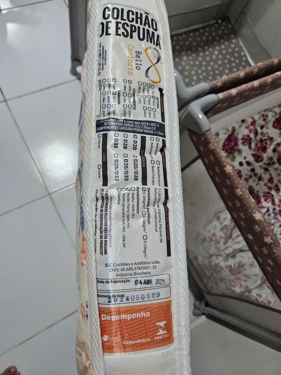 Colchao para berço de bebê  - Foto 3