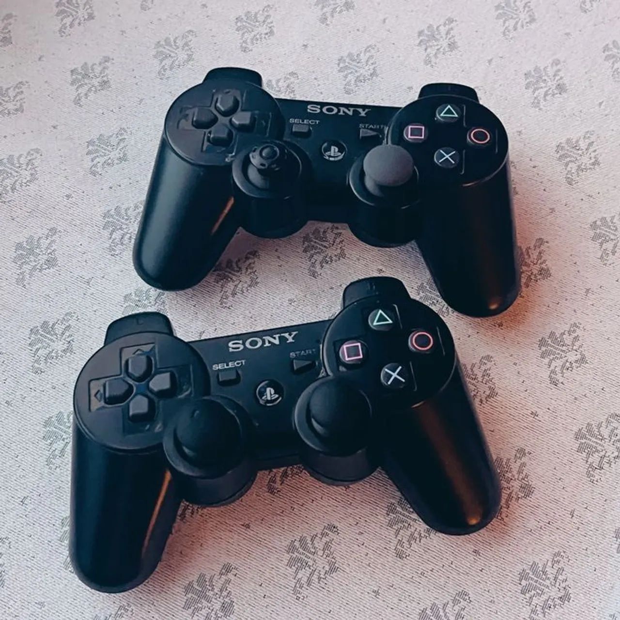 Kit com 2 controles para PS2