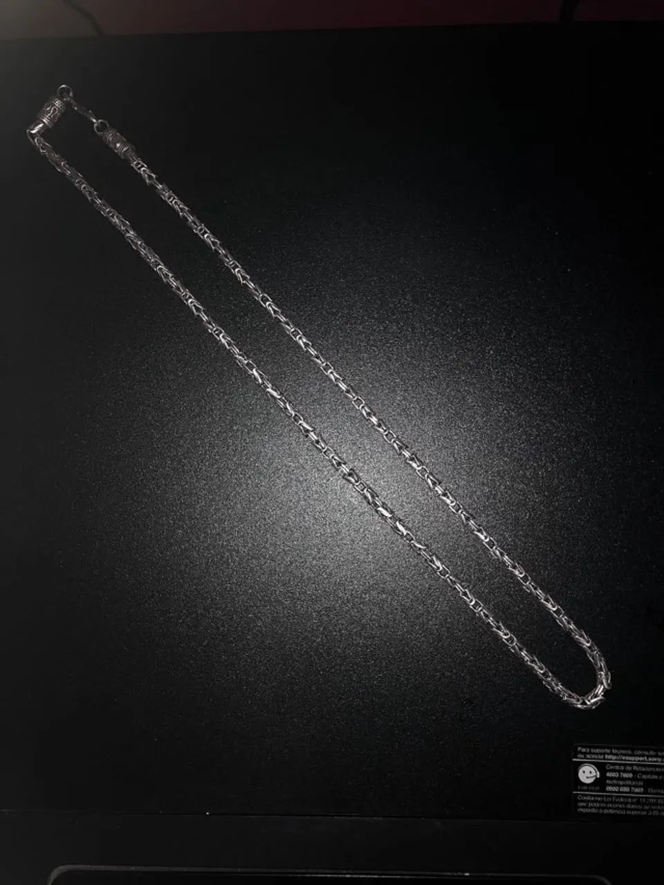 Prata Peruana 6mm - 60cm - Foto 3