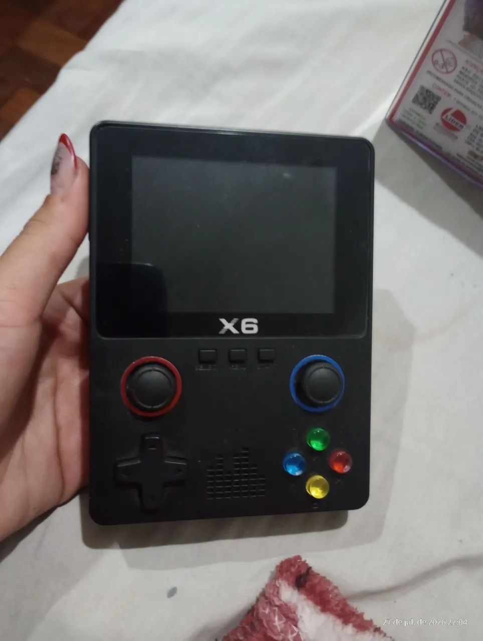 Console Portátil Retrô X6 - Perfeito Estado e Funcionando - Foto 2