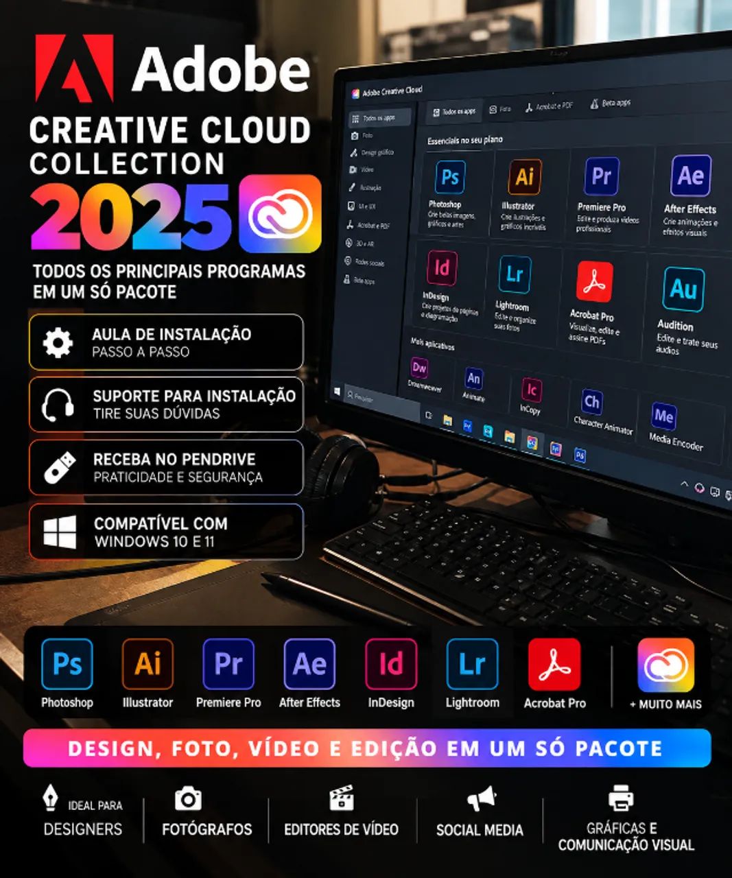 Programa ADOBE CREATIVE CLOUD COLLECTION 2025 - Foto 2