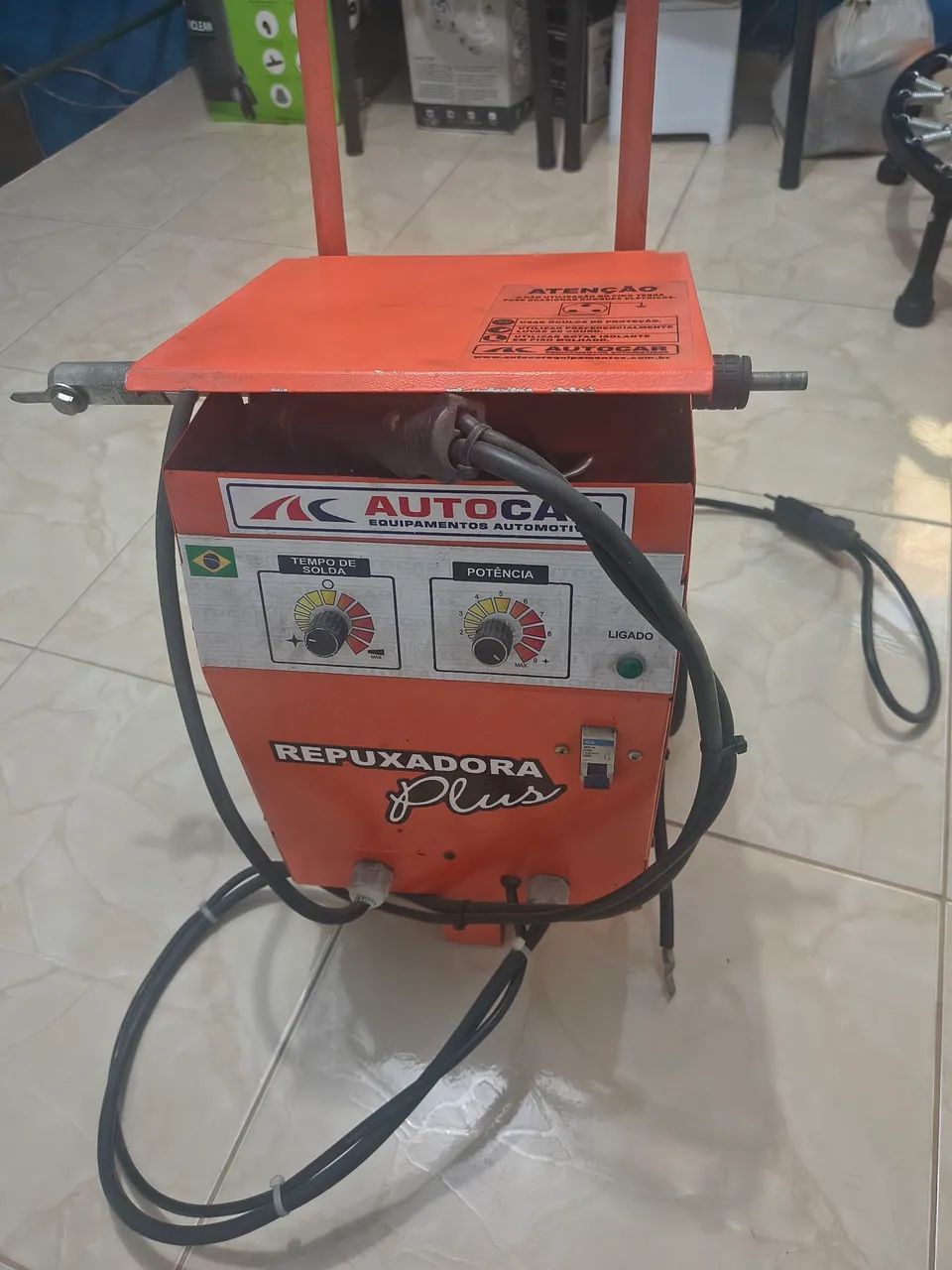 Repuxadeira elétrica spotter Auto car plus 220v - Foto 4