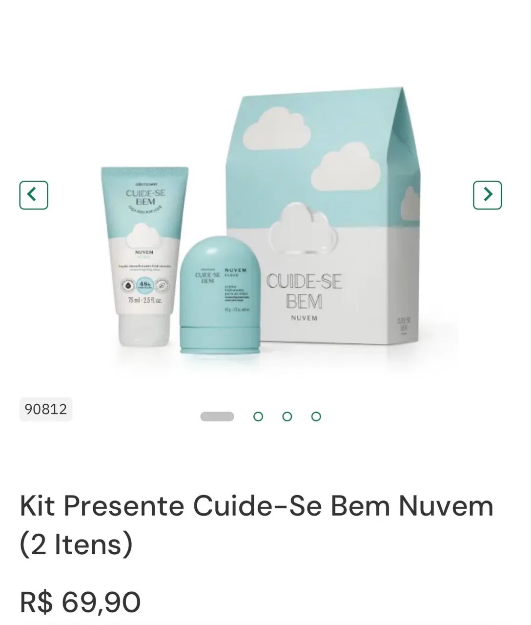 Kit presente O Boticário Nuvem - Foto 2