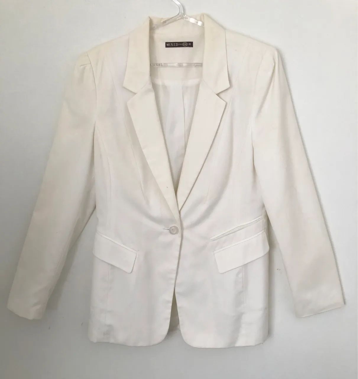 Blazer Mixed Para C&A Branco